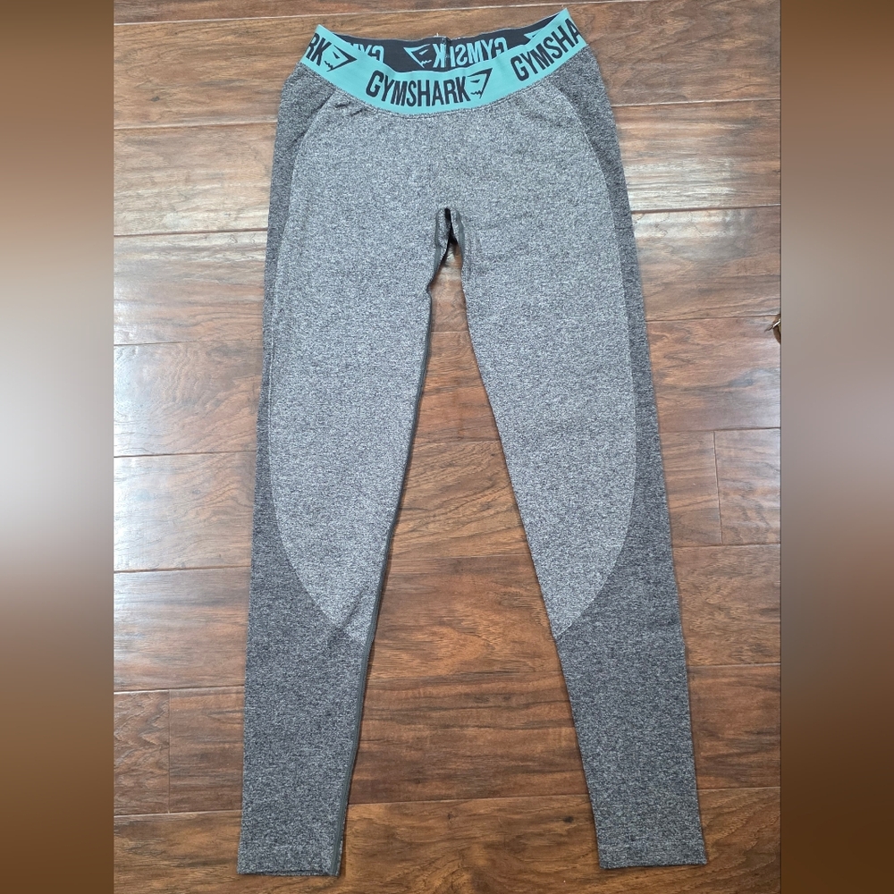 Gymshark Teal and Gray Leggings